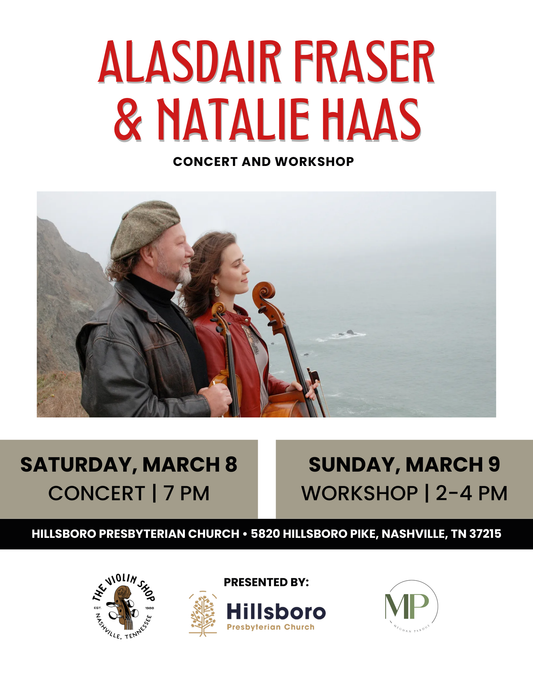 ALASDAIR FRASER & NATALIE HAAS CONCERT & WORKSHOP